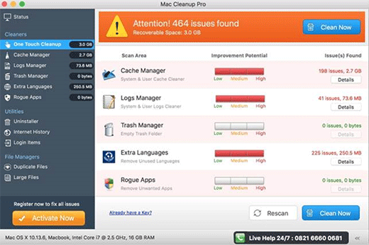 get rid of mac cleaner malware