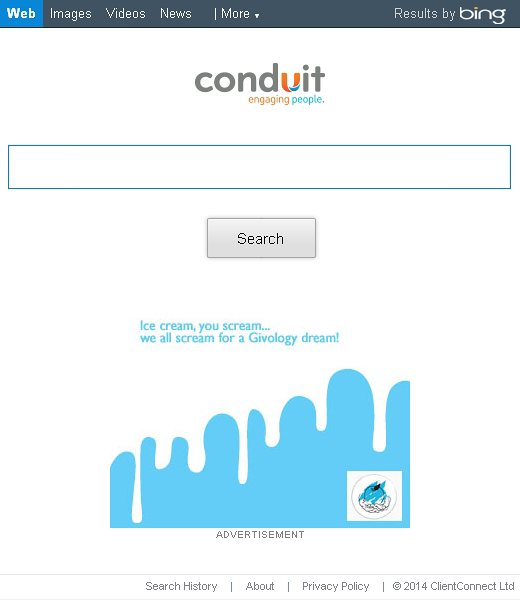 search.conduit.com snapshot